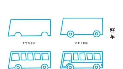 各种车的简笔画，学会了教孩子！ - 图画吧TUHUABA