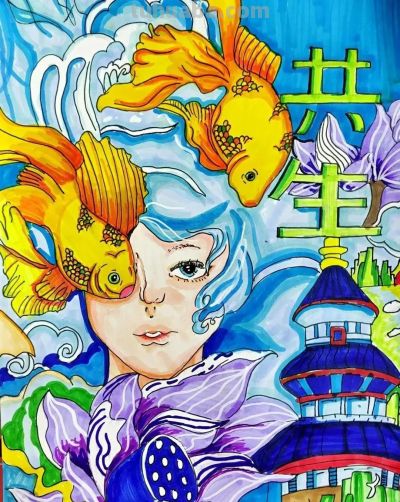 49种绿色出行 低碳生活，创意满满的儿童画+手抄报，值得你收藏！ - 图画吧TUHUABA