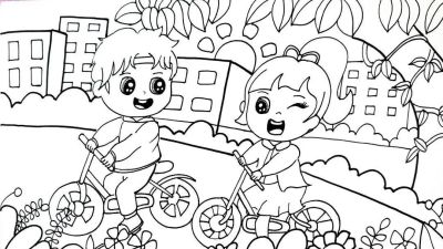 49种绿色出行 低碳生活，创意满满的儿童画+手抄报，值得你收藏！ - 图画吧TUHUABA