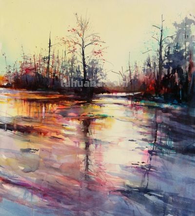 意大利当代水彩画代表人物——帕斯夸尼洛·弗拉卡索 - 图画吧TUHUABA