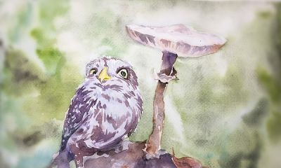 十年后提笔再画，这次玩水彩 - 图画吧TUHUABA