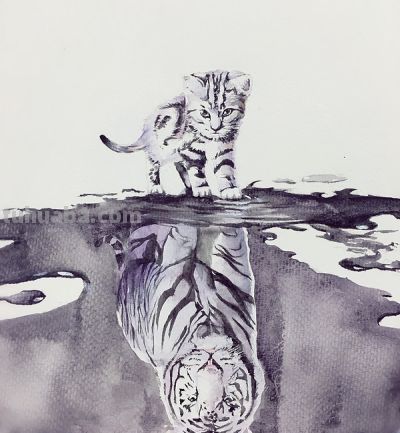 十年后提笔再画，这次玩水彩 - 图画吧TUHUABA