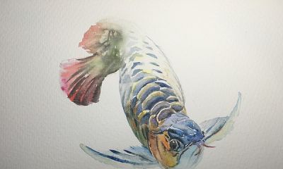 十年后提笔再画，这次玩水彩 - 图画吧TUHUABA