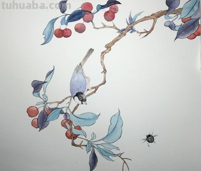 十年后提笔再画，这次玩水彩 - 图画吧TUHUABA