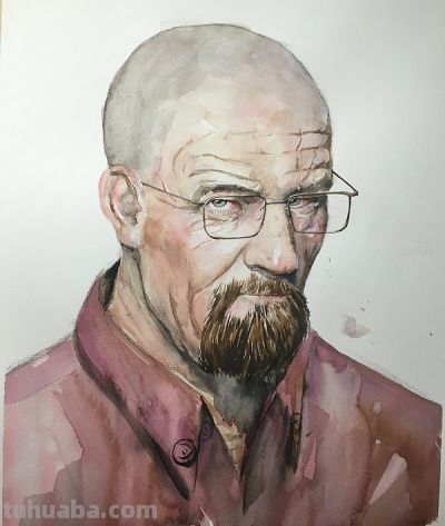 十年后提笔再画，这次玩水彩 - 图画吧TUHUABA