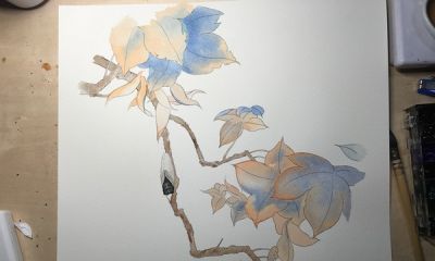 十年后提笔再画，这次玩水彩 - 图画吧TUHUABA