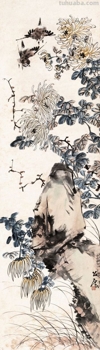 民国画坛风云人物录之谢公展 - 图画吧TUHUABA