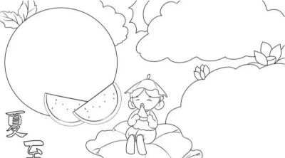 立夏手抄报 - 图画吧TUHUABA