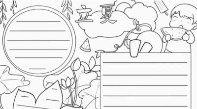 立夏手抄报 - 图画吧TUHUABA