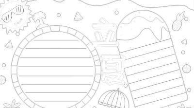 立夏手抄报 - 图画吧TUHUABA