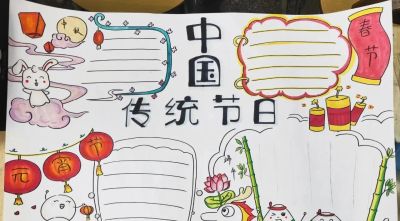 中国传统节日手抄报 - 图画吧TUHUABA