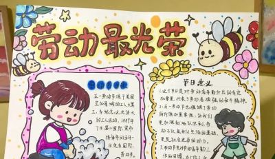 劳动节五一手抄报 - 图画吧TUHUABA