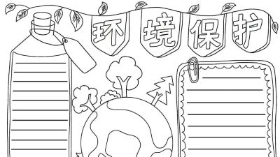 环境保护手抄报 - 图画吧TUHUABA