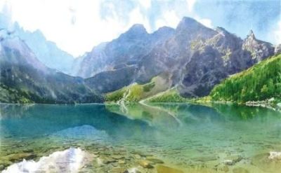 风景水彩作品的意境“美感” - 图画吧TUHUABA