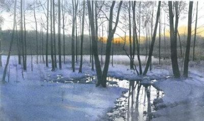 风景水彩作品的意境“美感” - 图画吧TUHUABA