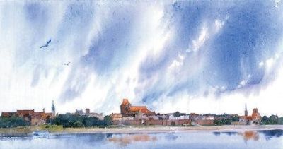 风景水彩作品的意境“美感” - 图画吧TUHUABA