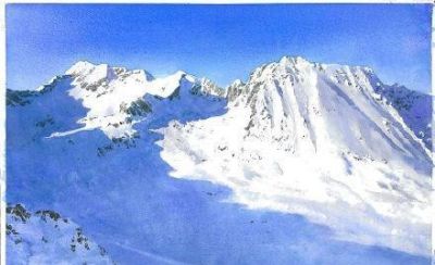 风景水彩作品的意境“美感” - 图画吧TUHUABA