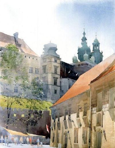 风景水彩作品的意境“美感” - 图画吧TUHUABA