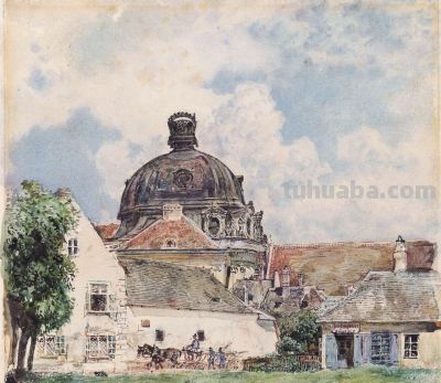 奥地利风景与建筑水彩画家鲁道夫·冯·奥特作品赏！ - 图画吧TUHUABA