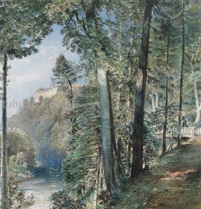 奥地利风景与建筑水彩画家鲁道夫·冯·奥特作品赏！ - 图画吧TUHUABA