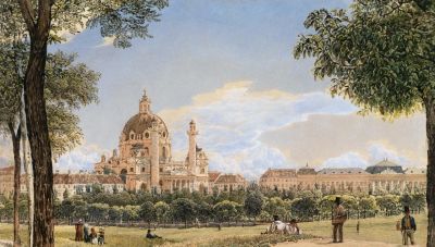 奥地利风景与建筑水彩画家鲁道夫·冯·奥特作品赏！ - 图画吧TUHUABA