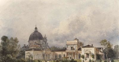 奥地利风景与建筑水彩画家鲁道夫·冯·奥特作品赏！ - 图画吧TUHUABA