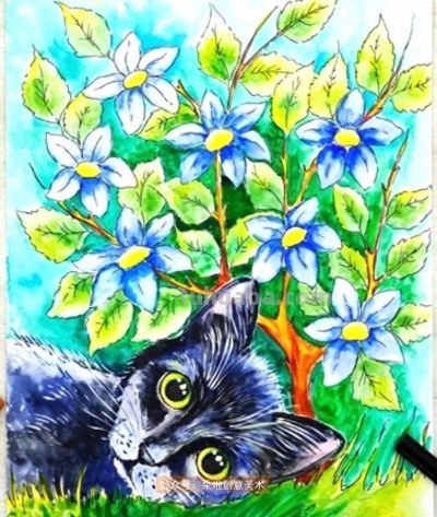 范画 | 水彩动物手绘作品，适合绘画临摹素材使用哦 - 今日头条