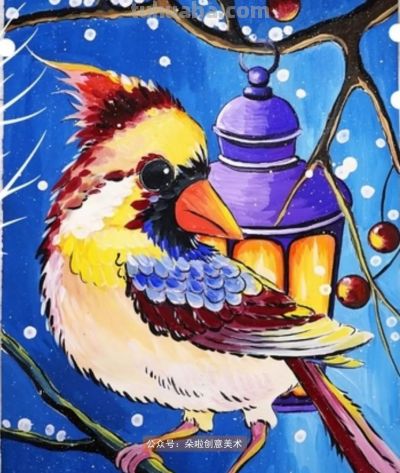 范画 | 水彩动物手绘作品，适合绘画临摹素材使用哦 - 图画吧TUHUABA