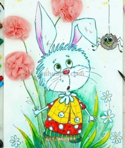 范画 | 水彩动物手绘作品，适合绘画临摹素材使用哦 - 图画吧TUHUABA