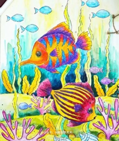 范画 | 水彩动物手绘作品，适合绘画临摹素材使用哦 - 图画吧TUHUABA