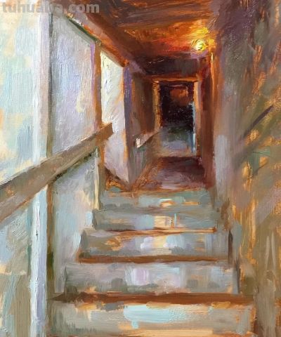 印度女画家Suchitra Bhosle油画作品选 - 图画吧TUHUABA