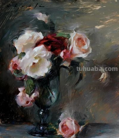 印度女画家Suchitra Bhosle油画作品选 - 图画吧TUHUABA