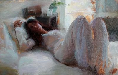 印度女画家Suchitra Bhosle油画作品选 - 图画吧TUHUABA