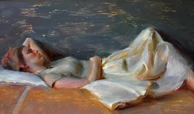 印度女画家Suchitra Bhosle油画作品选 - 图画吧TUHUABA