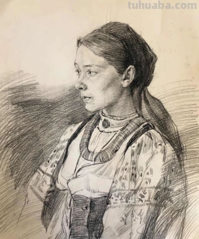 神色、动作、气质丨西安美院造型艺术部素描作品欣赏 - 图画吧TUHUABA