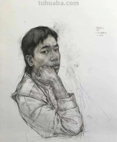 神色、动作、气质丨西安美院造型艺术部素描作品欣赏 - 图画吧TUHUABA