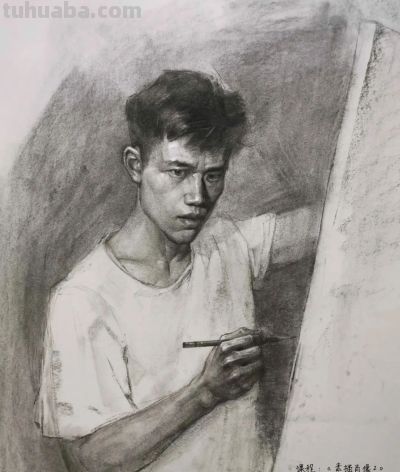 神色、动作、气质丨西安美院造型艺术部素描作品欣赏 - 图画吧TUHUABA