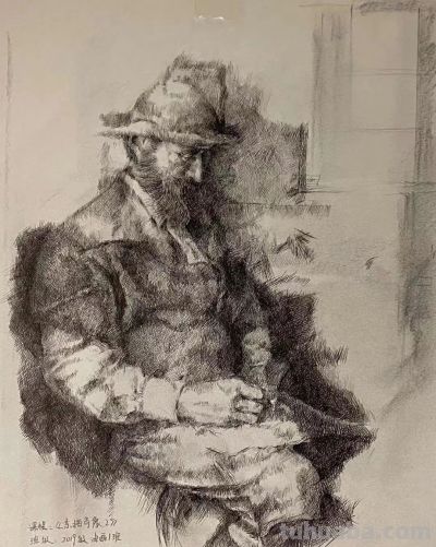 神色、动作、气质丨西安美院造型艺术部素描作品欣赏 - 图画吧TUHUABA