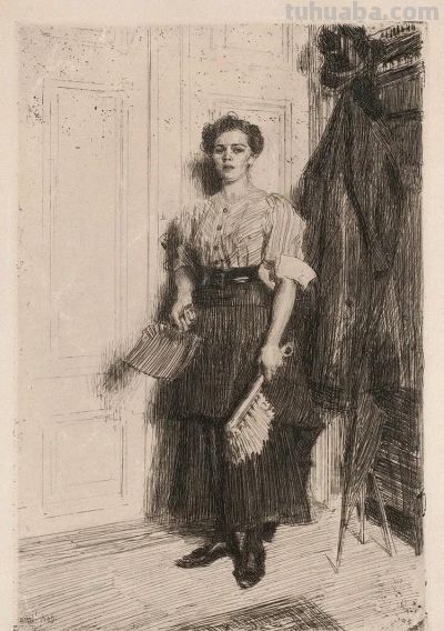 大师素描，就是高级，佐恩作品赏 - 图画吧TUHUABA