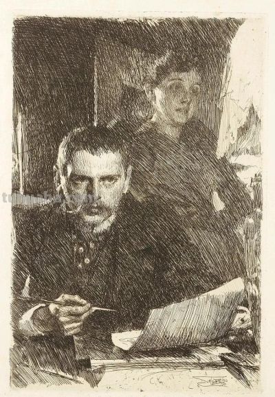 大师素描，就是高级，佐恩作品赏 - 图画吧TUHUABA