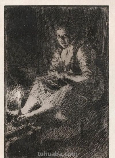 大师素描，就是高级，佐恩作品赏 - 图画吧TUHUABA