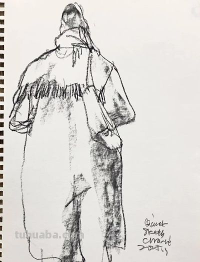 这才算是有灵魂的速写作品，高手啊！ - 图画吧TUHUABA