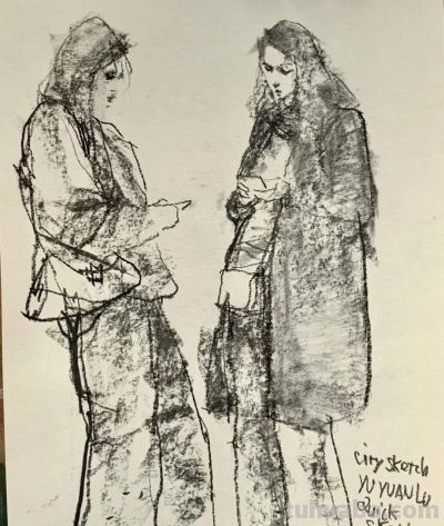 这才算是有灵魂的速写作品，高手啊！ - 图画吧TUHUABA