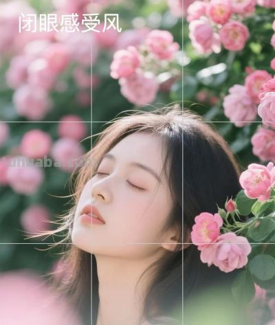 花树/花墙底下如何拍照？9个拍照姿势，拍出好看的人像照 - 图画吧TUHUABA