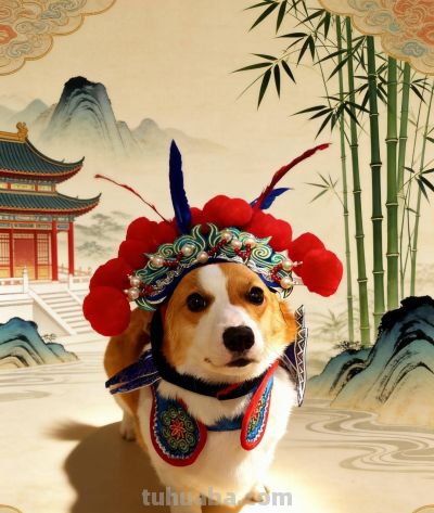 精致小柯基“猪猪”登上封面！爱cosplay、戴头冠成卖家秀，邻居夸一句立马伸头求摸 - 图画吧TUHUABA