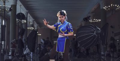 谁顶得住！春丽Cos小姐姐身材封神，网友：吵架我跪着认错 - 图画吧TUHUABA