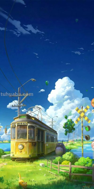 宫崎骏动漫壁纸｜每一帧都是春日的气息 - 图画吧TUHUABA