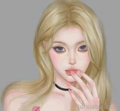 不同造型的少女插画，手绘里的人物好有故事感，每幅都想当头像 - 今日头条