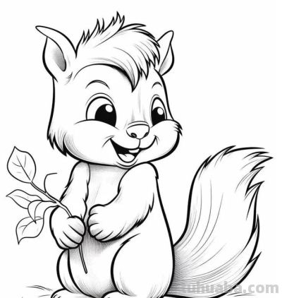 可爱的小动物简笔画线稿，收藏备用 - 图画吧TUHUABA