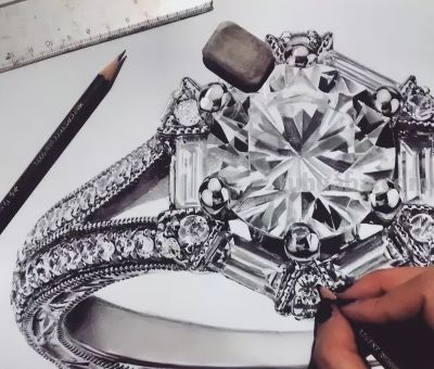 他用水彩和彩铅画的宝石，逼真到你想嫁！ - 图画吧TUHUABA